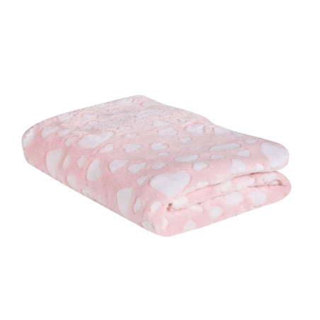 Κουβέρτα Fleece Αγκαλιάς Das Home 4907 Pink 75x100