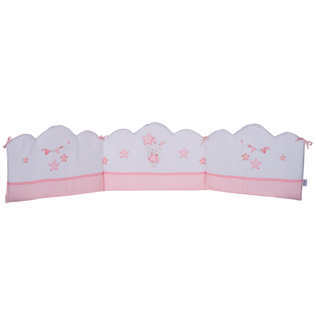 Πάντα Κούνιας Das Home 4917 White-Pink 45x195