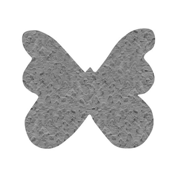 Παιδικό Χαλί Madi Glacial Grey Butterfly 120x120