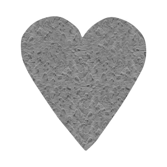 Παιδικό Χαλί Madi Glacial Grey Heart 120x120