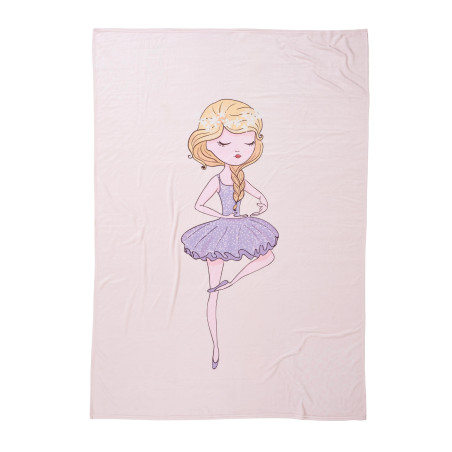 Κουβέρτα Fleece Κούνιας Das Home 4913 Pink-Lilac 110x150