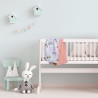 Σετ Σεντόνια Λίκνου 2 Τεμαχίων Das Home 4915 Light Blue-Pink-Mint 70x120