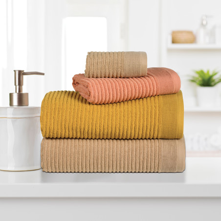 Σετ Πετσέτες 3 Τεμαχίων Das Home 0741 Salmon