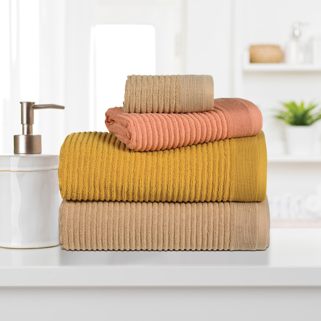 Σετ Πετσέτες 3 Τεμαχίων Das Home 0743 Beige