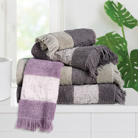 Σετ Πετσέτες 3 Τεμαχίων Das Home 0745 Taupe