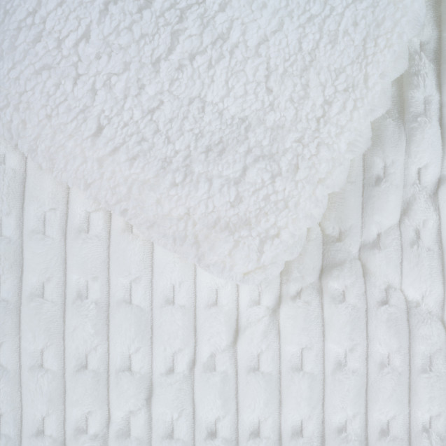 Κουβερτοπάπλωμα Υπέρδιπλο με Γούνα Sherpa Das...