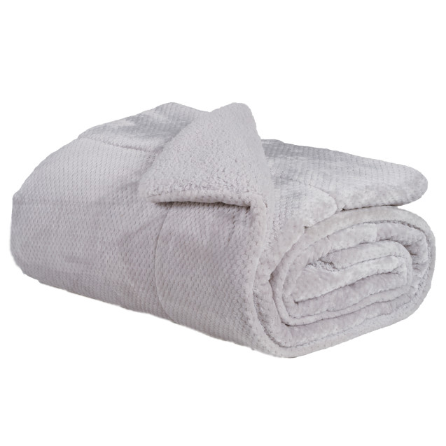 Κουβερτοπάπλωμα Υπέρδιπλο με Γούνα Sherpa Das...