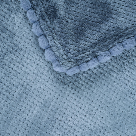 Κουβέρτα Fleece Υπέρδιπλη Das Home 1186 Dusty Blue 220x240