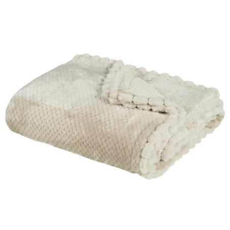 Κουβέρτα Fleece Καναπέ Das Home 1187 Beige 130x170
