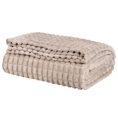 Κουβέρτα Fleece Μονή Das Home 1357 Taupe 160x220