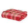 Κουβέρτα Fleece Καναπέ Das Home 1361 Red-Green 130x170