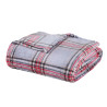 Κουβέρτα Fleece Καναπέ Das Home 1362 Grey-Red 130x170