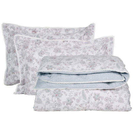 Σετ Σεντόνια Υπέρδιπλα 4 Τεμαχίων Das Home 1684 Grey-Green-Bordeaux 240x260