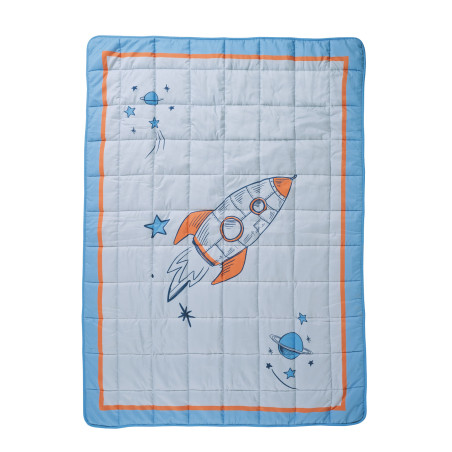 Παιδικό Πάπλωμα Μονό Das Home 4912 Blue-Grey-Orange 160x220