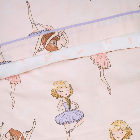 Σετ Παιδική Παπλωματοθήκη Μονή 2 Τεμαχίων Das Home 4913 Pink-Lilac 160x240