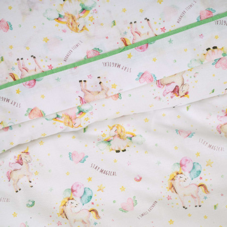 Σετ Σεντόνια Μονά Das Home 4919 White-Pink-Mint 170x240