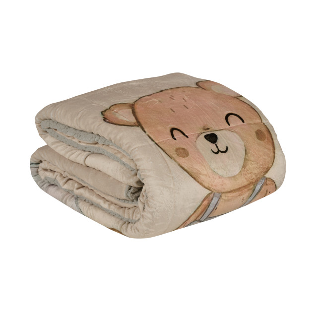 Παιδικό Κουβερτοπάπλωμα με Γούνα Sherpa Μονό...