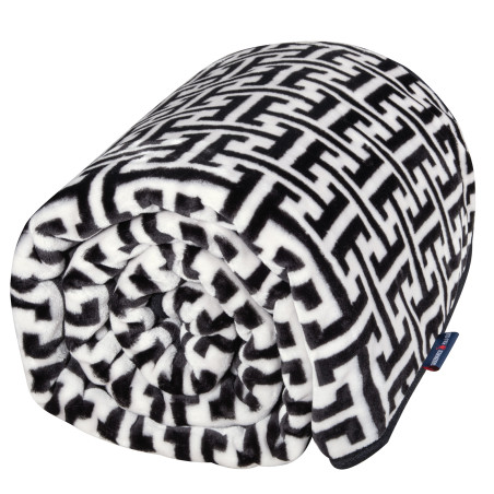 Κουβέρτα Βελουτέ Υπέρδιπλη Greenwich Polo Club 2213 Grey-Black 220x240