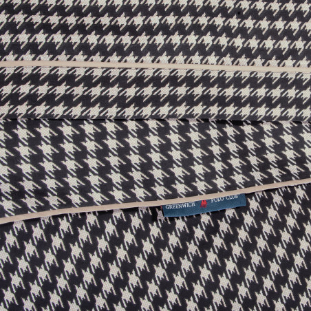 Σετ Παπλωματοθήκη Υπέρδιπλη 3 Τεμαχίων Greenwich Polo Club 2216 Black-Beige 220x240