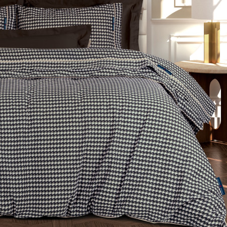 Σετ Παπλωματοθήκη King Size 3 Τεμαχίων Greenwich Polo Club 2216 Black-Beige 240x260