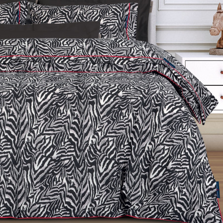 Σετ Σεντόνια King Size 4 Τεμαχίων Greenwich Polo Club 2217 Black-Beige 260x280