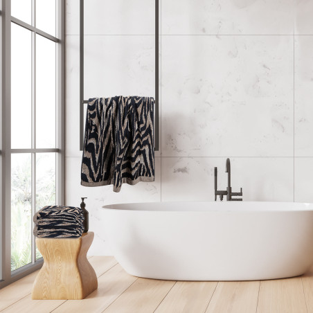 Σετ Πετσέτες 3 Τεμαχίων Greenwich Polo Club 3098 Ecru-Black