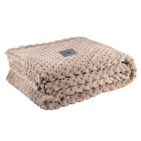 Κουβέρτα Fleece Μονή Greenwich Polo Club 3475 Taupe 160x220