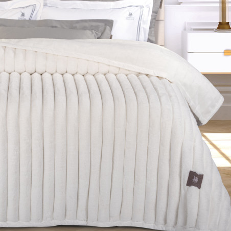 Κουβέρτα Γούνινη Υπέρδιπλη Greenwich Polo Club 3477 White 220x240