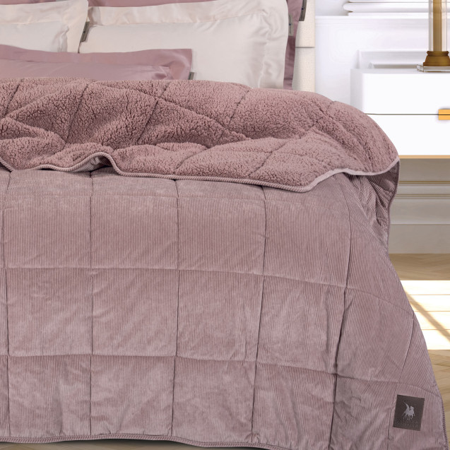 Κουβερτοπάπλωμα Υπέρδιπλο με Γούνα Sherpa...