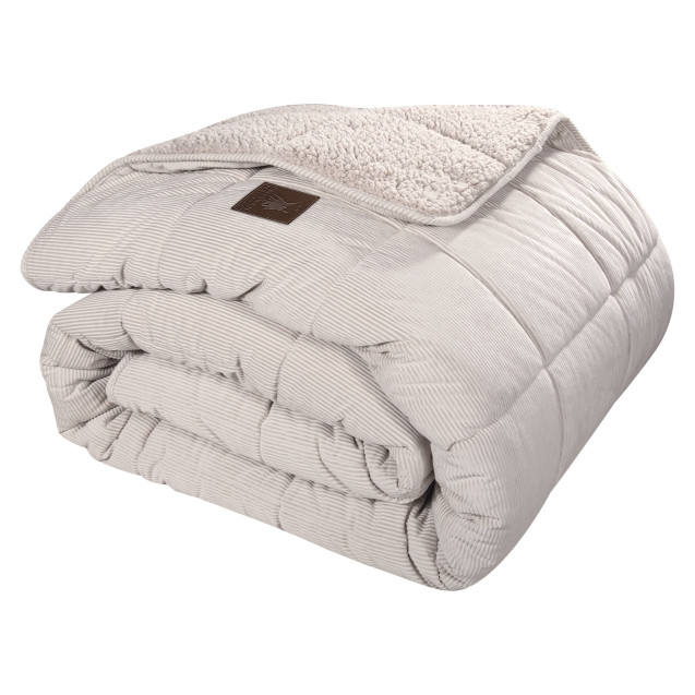 Κουβερτοπάπλωμα Υπέρδιπλο με Γούνα Sherpa...