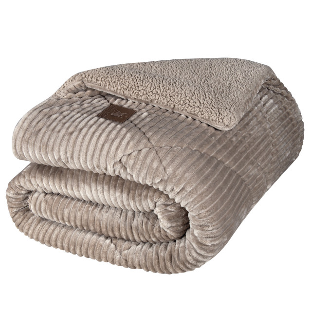 Κουβερτοπάπλωμα Υπέρδιπλο με Γούνα Sherpa...