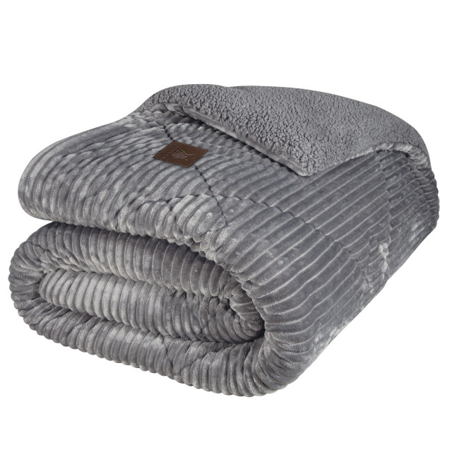 Κουβερτοπάπλωμα Υπέρδιπλο με Γούνα Sherpa...