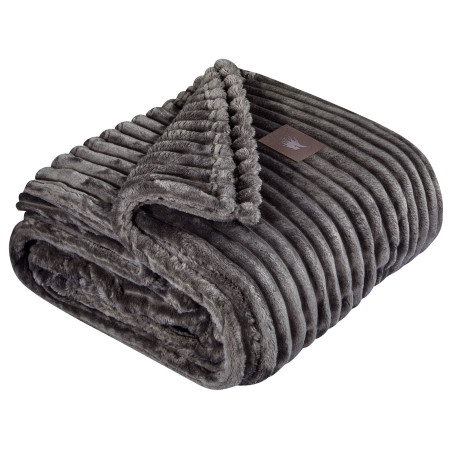 Κουβέρτα Fleece Μονή Greenwich Polo Club 3486 Grey 160x220