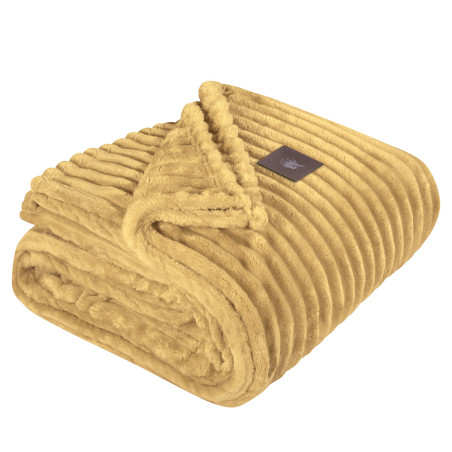 Κουβέρτα Fleece Μονή Greenwich Polo Club 3488 Ochre 160x220