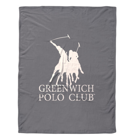 Κουβέρτα Fleece Μονή Greenwich Polo Club 3489 Grey 160x240