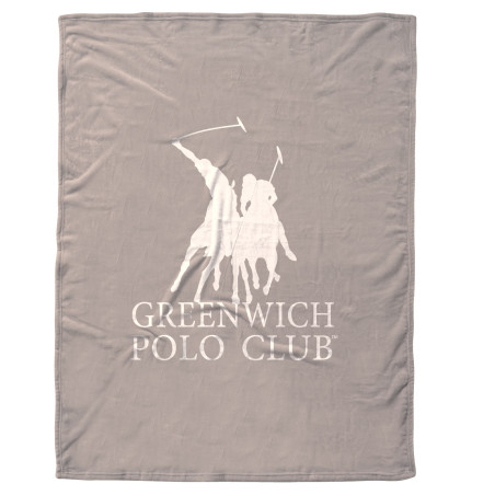 Κουβέρτα Fleece Υπέρδιπλη Greenwich Polo Club 3490 Taupe 220x240