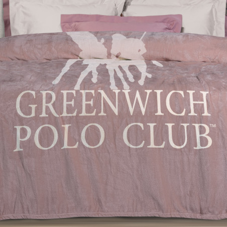 Κουβέρτα Fleece Μονή Greenwich Polo Club 3491 Nude 160x240