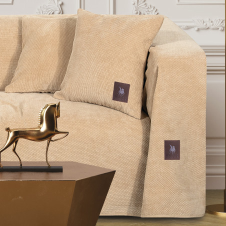 Ριχτάρι Διθέσιου Greenwich Polo Club 3923 Beige 180x250