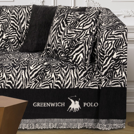 Ριχτάρι Διθέσιου Greenwich Polo Club 3935 Taupe-Black 180x250