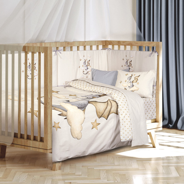 Σετ Σεντόνια Κούνιας 3 Τεμαχίων Greenwich Polo...