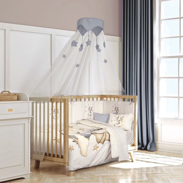 Σετ Σεντόνια Κούνιας 3 Τεμαχίων Greenwich Polo...