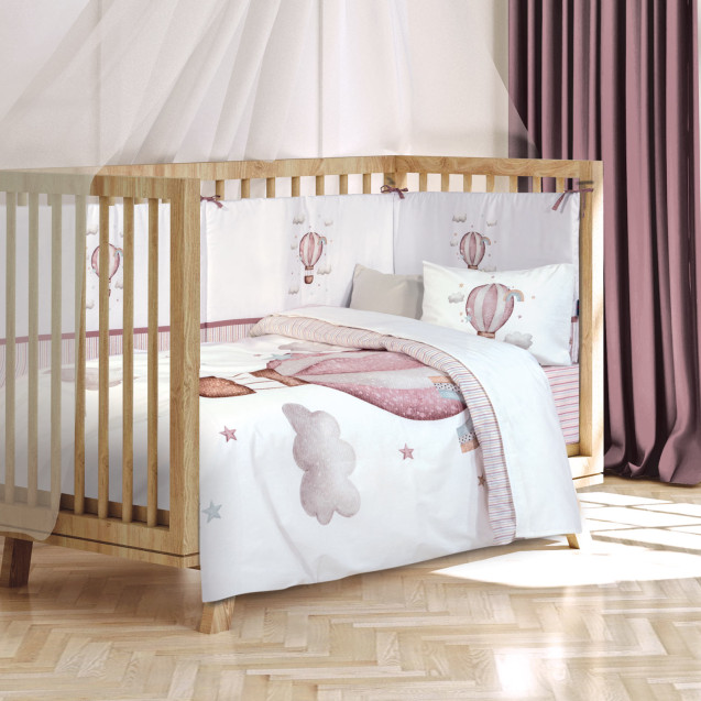 Σετ Σεντόνια Κούνιας 3 Τεμαχίων Greenwich Polo...