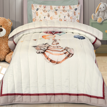 Παιδικό Πάπλωμα Μονό Greenwich Polo Club 8850 Beige-Bordeaux-Ochre 160x220