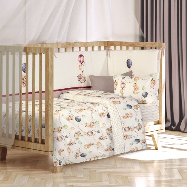 Σετ Σεντόνια Κούνιας 3 Τεμαχίων Greenwich Polo...