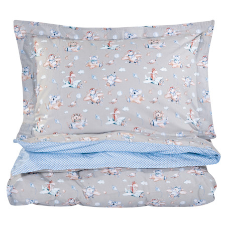 Σετ Παιδική Παπλωματοθήκη Μονή 2 Τεμαχίων Greenwich Polo Club 8851 Pink-Light Purple 160x240