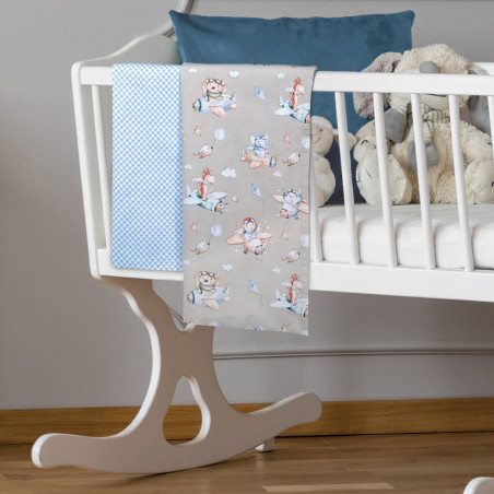 Σετ Σεντόνια Λίκνου 2 Τεμαχίων Greenwich Polo Club 8851 Pink-Light Purple 70x120