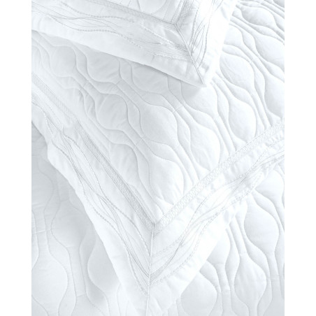 Σετ Κουβερλί και Σεντόνια Υπέρδιπλα 7 Τεμαχίων Rythmos Ερυνν Λευκο 240x260