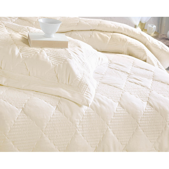 Σετ Κουβερλί Υπέρδιπλο 3 Τεμαχίων Rythmos  Charmy Εκρου...