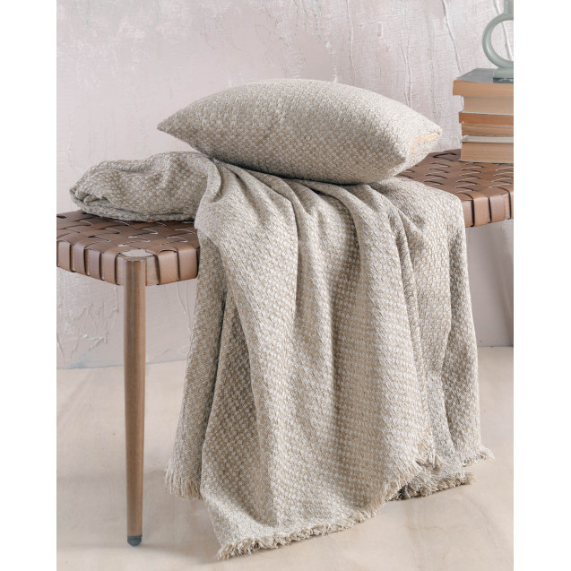 Μαξιλαροθήκη Διακόσμησης Rythmos Editor Μπεζ 40x40