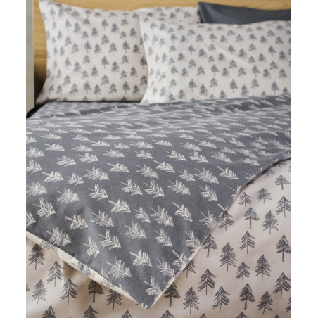 Σετ Παπλωματοθήκη Μονή 2 Τεμαχίων Kentia Abete 15 160x240